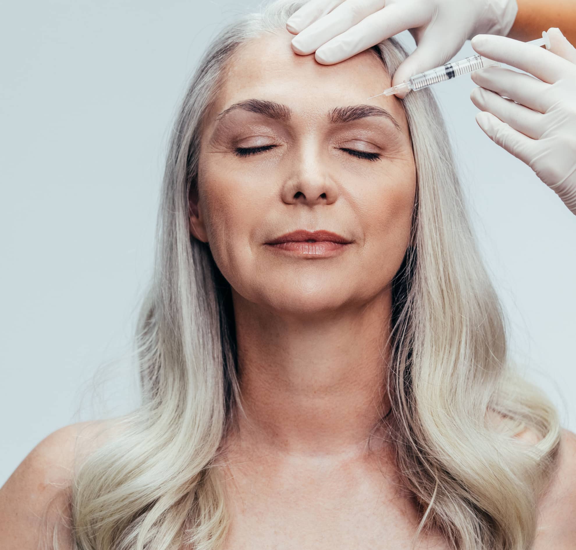 Botulinum protein injections